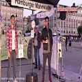 عکس خواندن آهنگ مرتضی پاشایی در هامبورگ آلمان