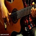 عکس درسی کوتاه در رابطه با نوازندگی گیتار 11 ( دست راست در فینگر پیکینگ : تیراندو - آ پیاندو )