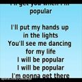 عکس Popular - Eric Saade - lyrics