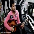 عکس اجرای آهنگ راز ناصر عبدالهی با نوازندگی داوود میرزایی گیتاریست و خواننده