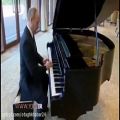 عکس پیانو نواختن پوتین در پکن