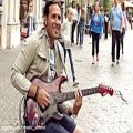 عکس Street musician Marcello Calabrese live in Rome, Comfortably numb (Pink Floyd)