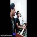 عکس اجرای آهنگ میلاد معین همراه با پیانو