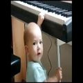 عکس پیانو برای همه - نوزاد 11ماهه