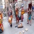 عکس موسیقی خیابانی خیابان استقلال، استانبول، سرخ پوست ها