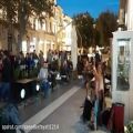 عکس اجرای موسیقی در مرکز شهر باکو