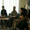 عکس اجرای گروه نفیر در محضر استاد مشکاتیان