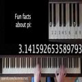 عکس صدای عدد پی در پیانو