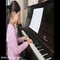 عکس play piano kimia-iran.پیانو زدن کیمیا بشارتی از کرج-ایران-10ساله
