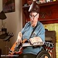 عکس گفتگو با Brock Davisson نوازنده گیتار الکتریکِ معلول