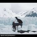 عکس پیانو نوازی لودویکو اناودی-برای آب شدن یخ ها قطب شمال