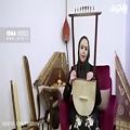 عکس بازسازی ساز قدیمی ایرانی چنگ ارجان 