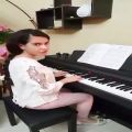 عکس نوازنده نوجوان پیانو. #سارا_زارعی