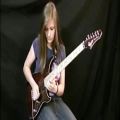 عکس دختر 14 ساله-گیتار الکتریک