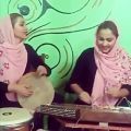عکس موسیقی سنتی ایرانی ، سنتور و تنبک ریز دو خانم خوشگل