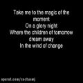 عکس scorpion lyric video wind of change