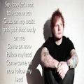 عکس Ed Sheeran_Shape of you (lyrics video)