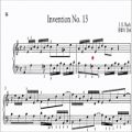 عکس ABRSM Piano 2017-2018 Grade 6 A:1 A1 Bach Invention No.13 in A Minor BWV 784 Sheet Music