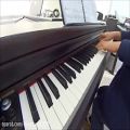 عکس نوازندگی زیبا با پیانو دیجیتال دایناتون SLP-250H
