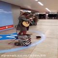 عکس موسیقی خیابانی . مترو شهر وین