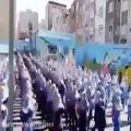 عکس ورزش صبحگاهی یکی از مدارس دخترانه تهران با آهنگ سیروان