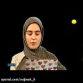 عکس متن خوانی مونا احمدی و لبخند بزن با صدای حمید خندان