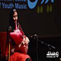 عکس اجرای ساناز یوسفی، نوازنده بوشهری نی انبان