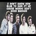عکس One Direction - Better Than Words Lyrics