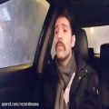 عکس اجرای زیبای آهنگ انفرادی در ماشین (حمید هیراد )