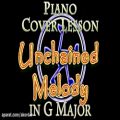 عکس آموزش آهنگ Unchained Melody با پیانو