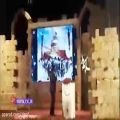 عکس اجرای علیرضا افتخاری در مراسم تجلیل از سردار سلیمانی