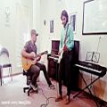 عکس دونوازی گیتار و گیتار الکتریک اهنگ زیبای تقاص حمیدعسکری