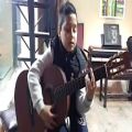 عکس گیتار نوازی نوجوان ۱۰ساله آقای یاسین راضی