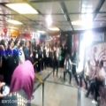 عکس اجرای موسیقی محلی بوشهر در مترو دروازه دولت تهران