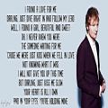 عکس Perfect - Ed Sheeran (Lyrics)