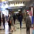 عکس استقبال مردم از دف زنی و رقص کردی در ایستگاه مرکزی متر