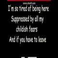 عکس My Immortal - Evanescence lyrics