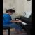عکس شکار آهو نوازندگی پیانو توسط آرین قدرتی