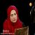عکس متن خوانی لادن مستوفی و چراغی در افق با صدای محمد نوری